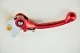 Folding Brake Lever red anodized Yam. (YZ -10, YZF -07, WRF 01-), Kaw. (KX 00- , KXF 04- ), Suz. (RM 04-, RMZ 04-)